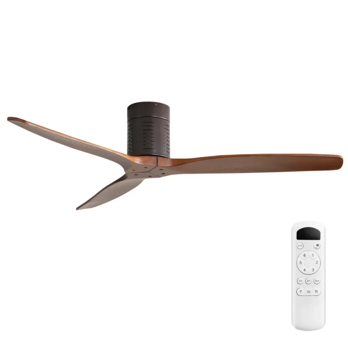 Indoor 52-inch 3-blade solid wood ceiling fan Indoor 52-inch 3-blade solid wood ceiling fan