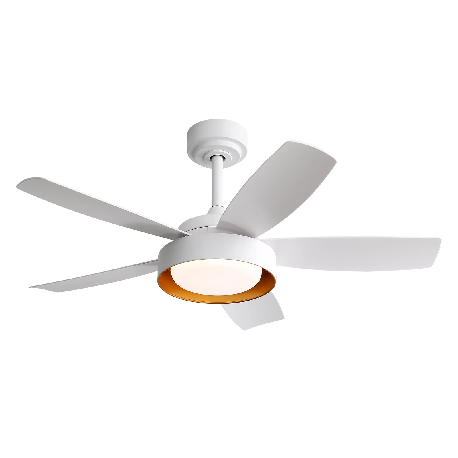 42-inch bedroom ceiling fan with LED light
