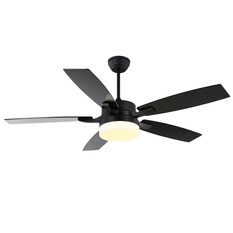 52" Ceiling Fan Lamp with Plywood Blade