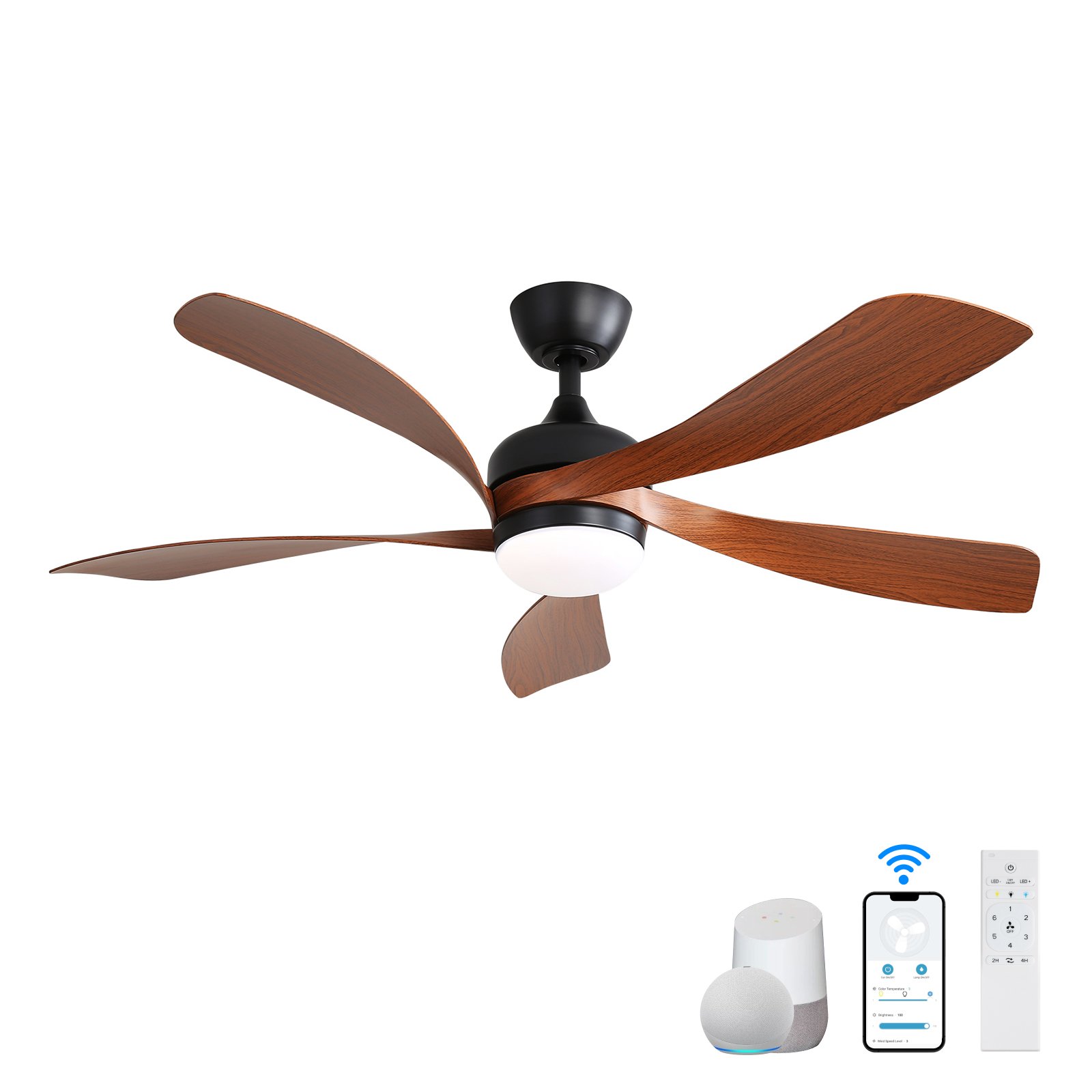 54-inch ceiling Fan with light and remote
