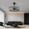 Modern 25 Inch Bedroom Smart Fan Light