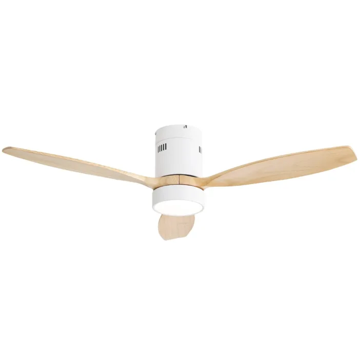 52 Inch Ceiling Mount Solid Walnut Ceiling Fan with Light (1) 52 Inch Ceiling Mount Solid Walnut Ceiling Fan with Light